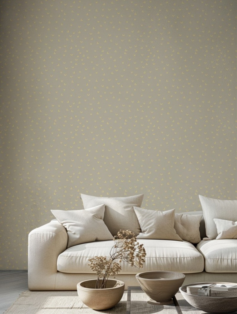 Bild på Little Leaves in the wind in Beige - 1033201-03